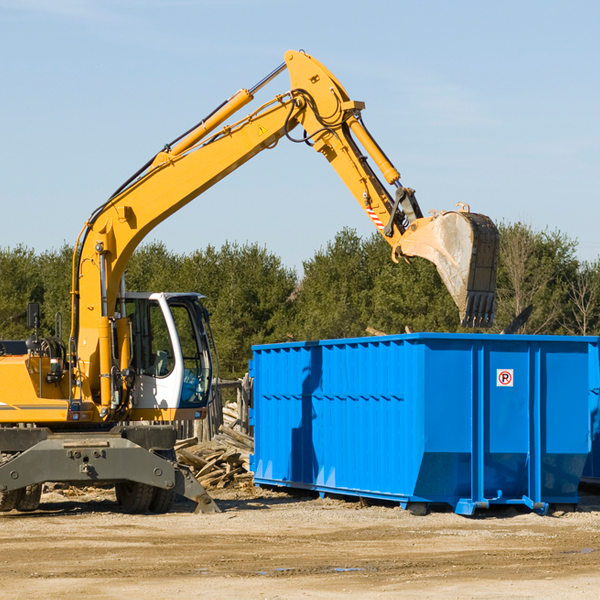 are there any restrictions on where a residential dumpster can be placed in Big Horn County